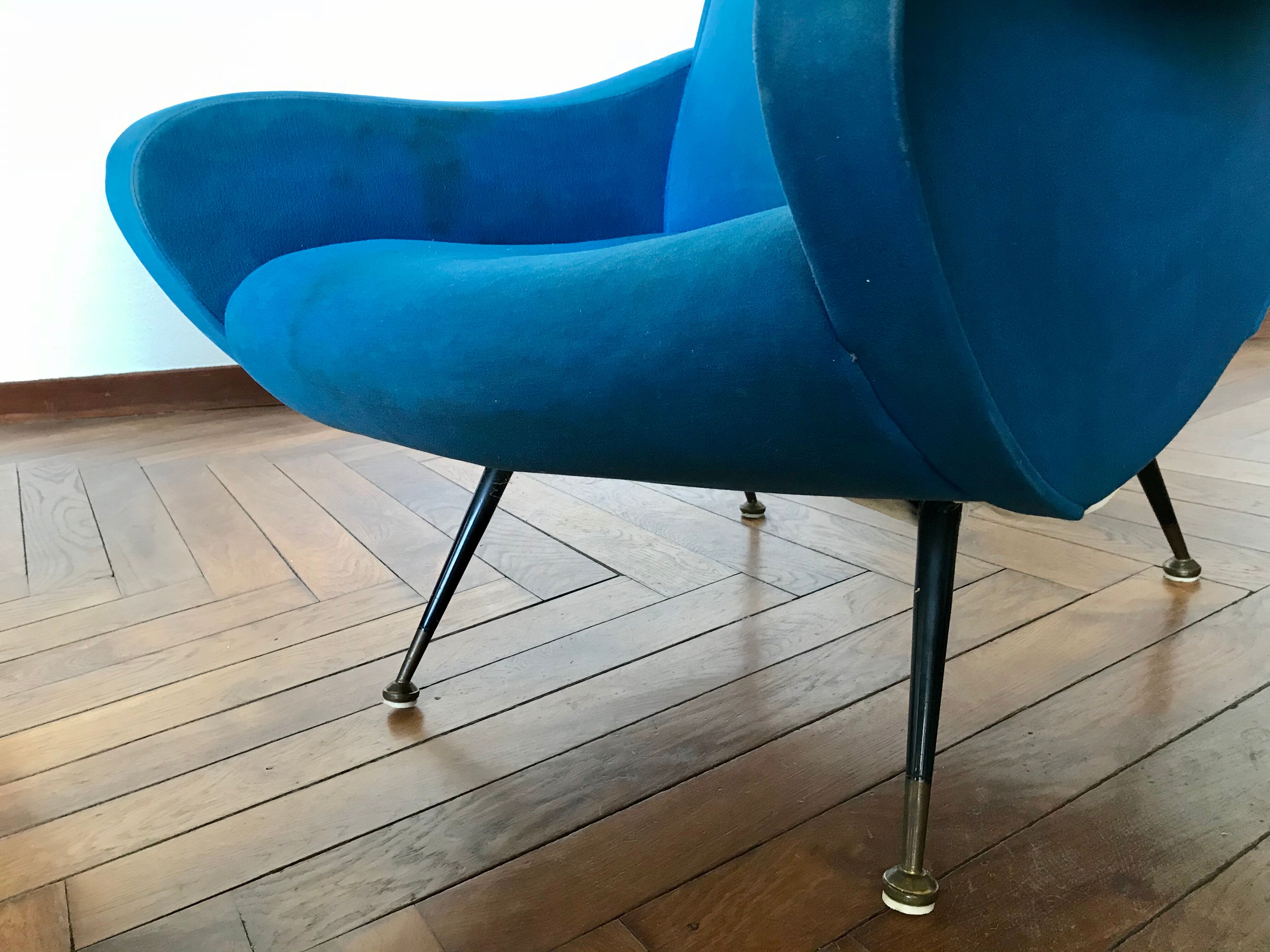 Pair of Italian armchairs