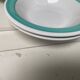 Ensemble de 6 assiettes en porcelaine multicolore