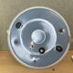 Art Deco White Glass Round Ceiling or Wall lamp