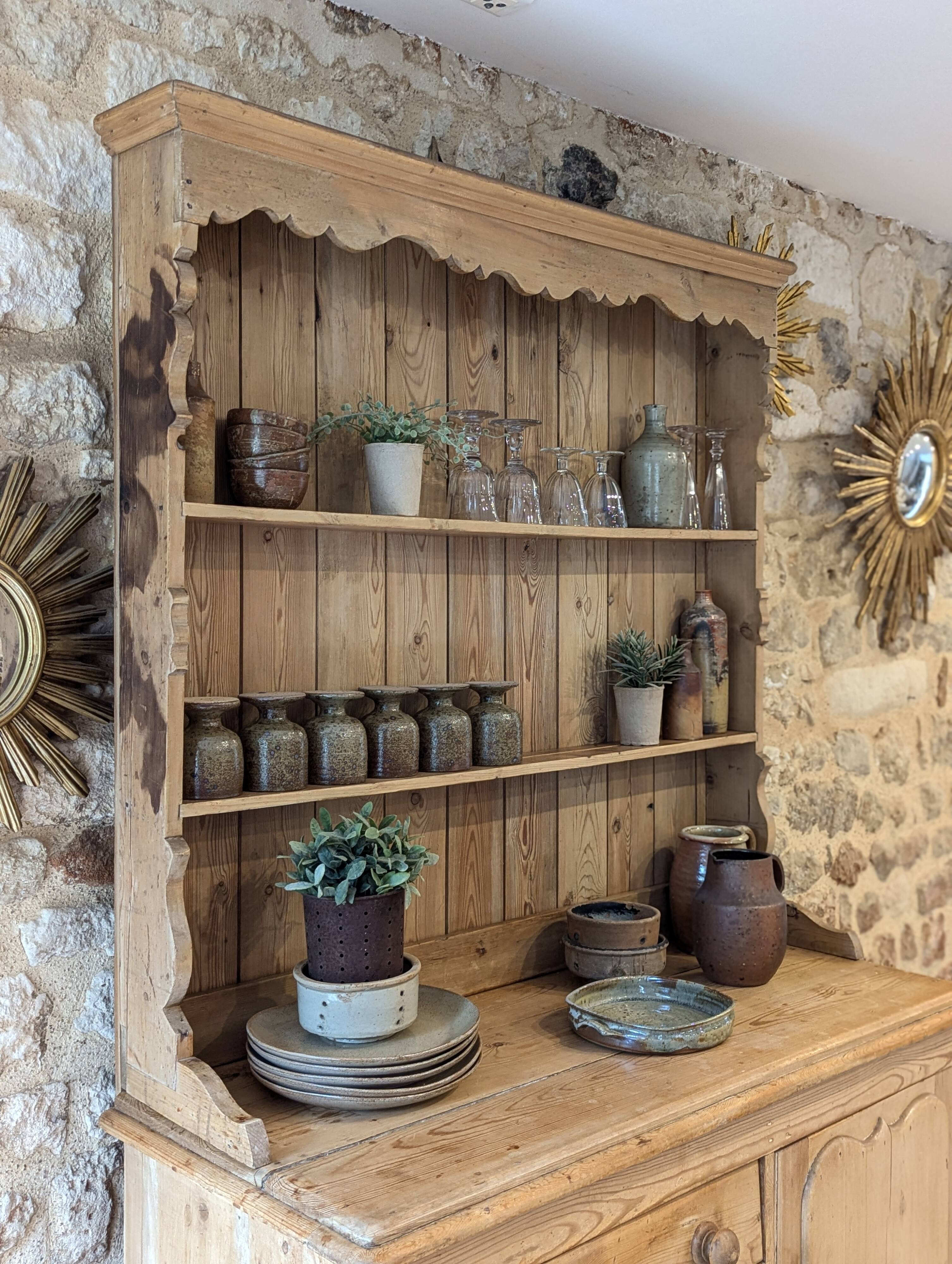 Antique dresser in pitch pine