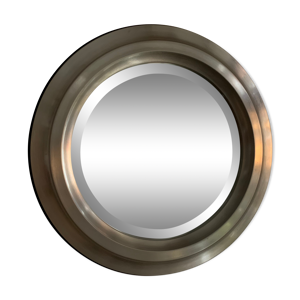 Miroir mural rond cadre