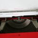 Writing portable Olivetti Valentine Ettore Sottsass 1969 vintage machine