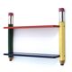Wall shelf by Pierre Sala with giant pencils, 1980s.