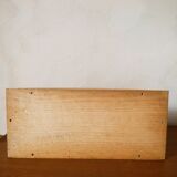 Honey wooden mail rack