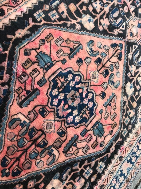 Carpet vintage Persian Hamadan done hand 155 X 262 CM
