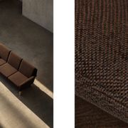 Mid-Century Danish Brown 3-Seater Sofa by Folke Ohlsson for Fritz Hansen