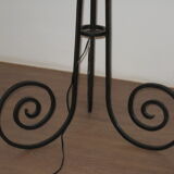 Lampadaire fer forgé époque art déco