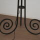 Wrought iron lamp art deco era