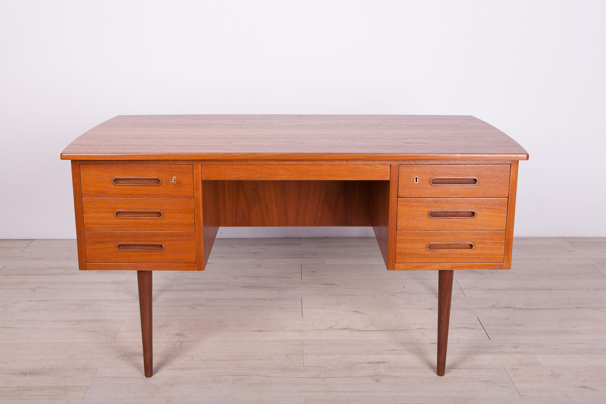Mid-Century Danish Teak Desk, 1960s