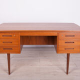 Mid-Century Danish Teak Desk, 1960s