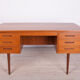 Mid-Century Danish Teak Desk, 1960s