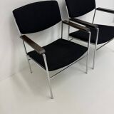 Gijs van der Sluis Minimalist Lounge chair , 1970s