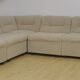 Modular sofa in beige boucle fabric, 1970s