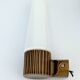 Pair of mustard-coloured ceramic wall lights IFÖ -Hans-Agne Jakobsson