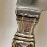 Silver metal knives