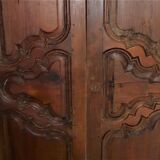 Paire de portes d'armoire ancienne XIXème ou antérieure