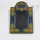 Bohemian mirror in painted wood