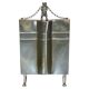 Art Deco fire screen from around 1920 in polished chrome with a bear.
