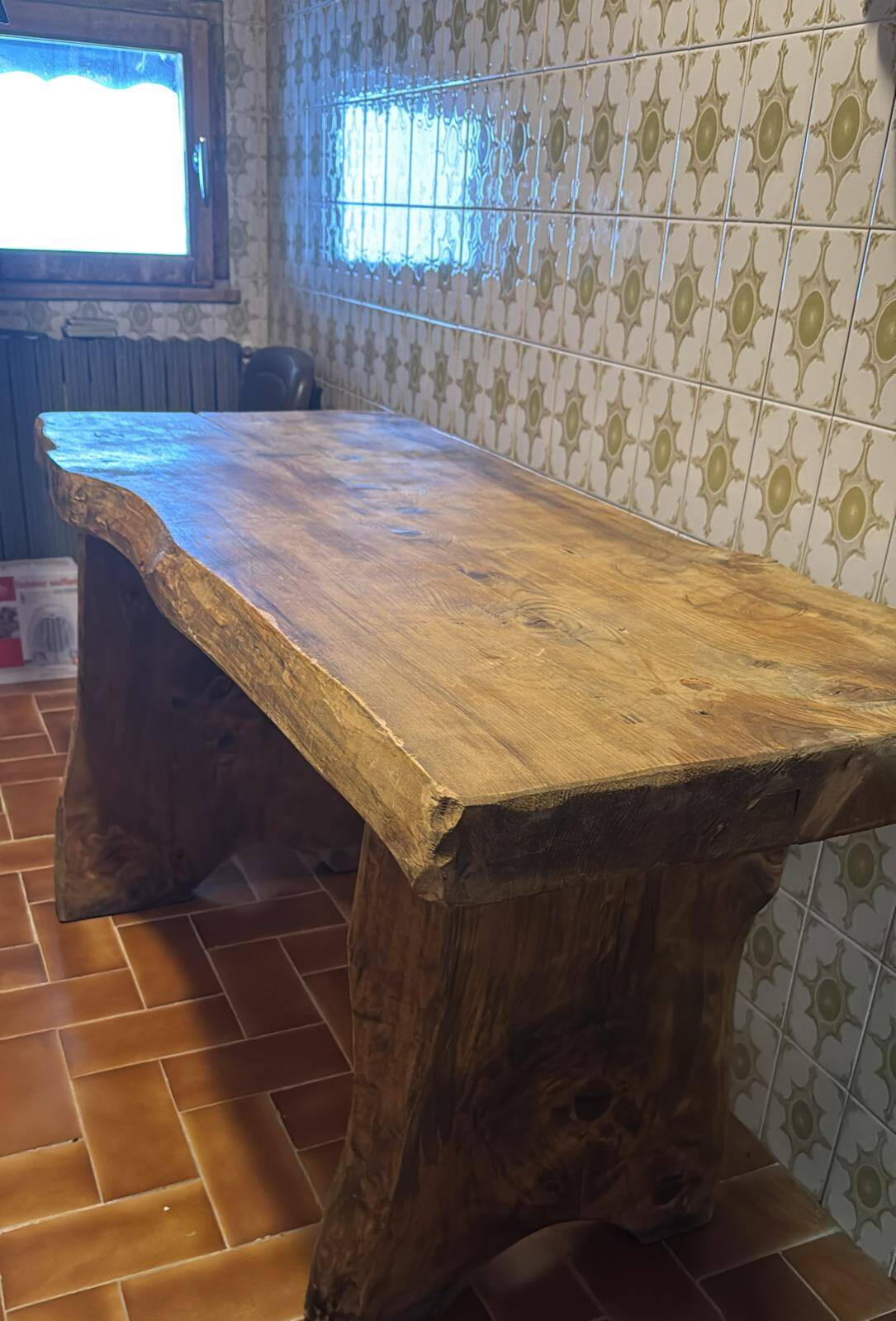 Sturdy wooden table