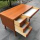 Bureau moderniste MDK en teck Belgique années 60