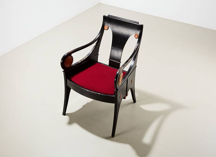 Fauteuil très rare de l'architecte Joze Plecnik 1932/1980