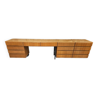 Enfilade console modulable 3 modules vintage 1970"