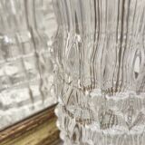 Cut glass vase with diamond points