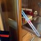 Bar cabinet with mirror from the 1930s
