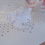 Artisanal glazed terracotta teapot