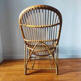 Rattan armchair 1950/60