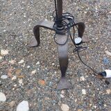 Wrought iron floor lamp