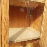 Parisian cabinet glazed raw wood