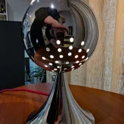 Lampe 60's "Satellite" Chromée – Pièce Unique