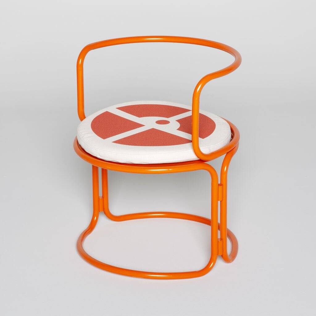 Pair of Gae Aulenti armchairs for Prisunic