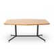 Table with a wooden top and metal frame, 1950s.