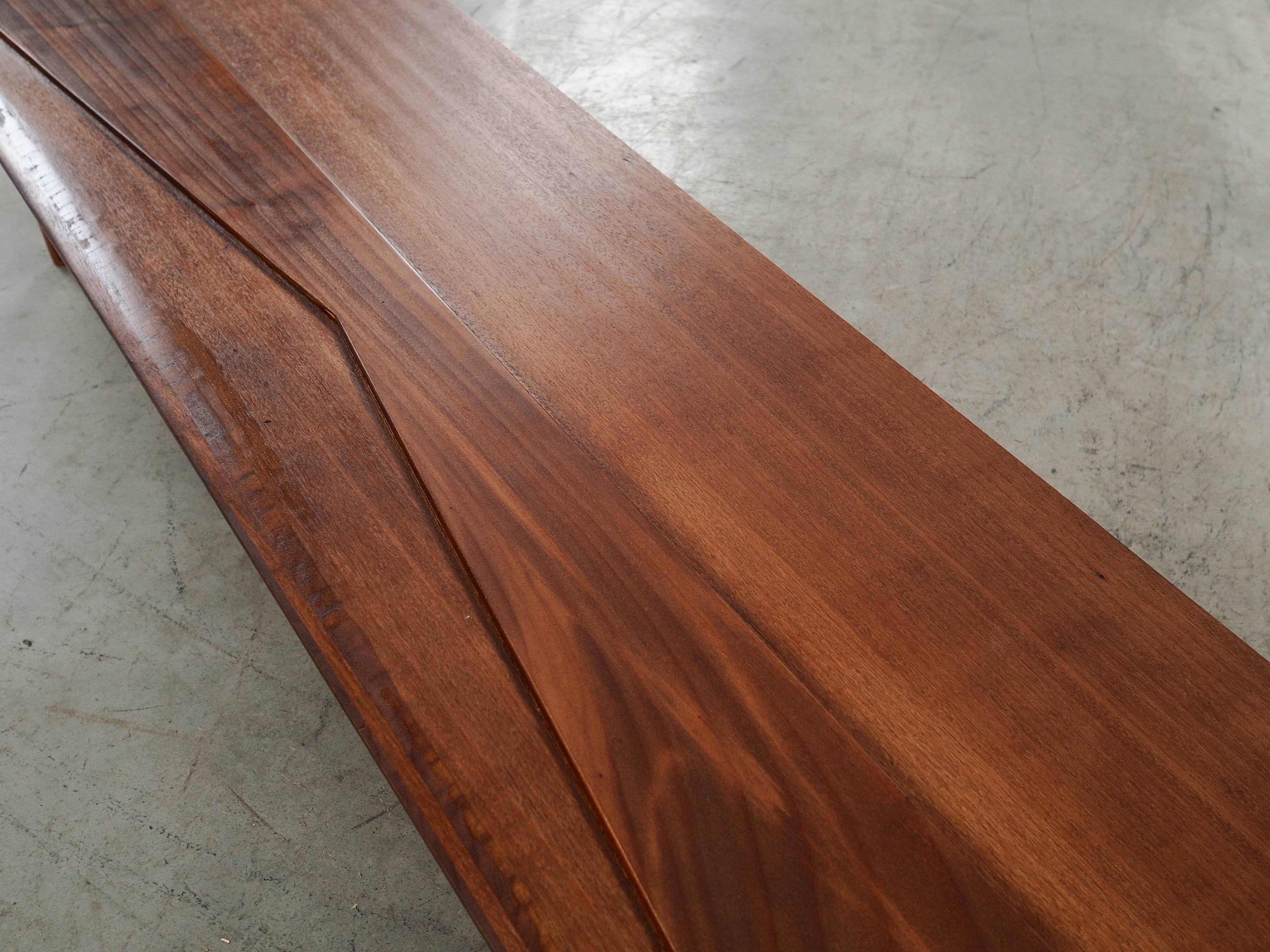 Mahogany lowboard, Danish design, 1970s, made in Denmark