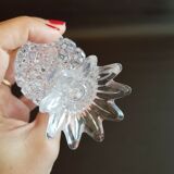 Salt and pepper design in pineapple shaped glass