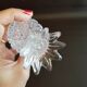Salt and pepper design in pineapple shaped glass