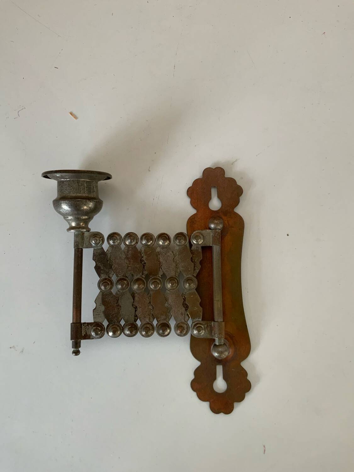Old wall candle holder