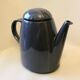Théière vintage design Thomas Germany couleur gris pétrole