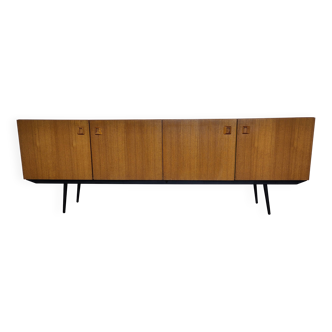 Scandinavian sideboard in teak and metal