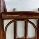 Petite table d'appoint ancienne en bambou et bois