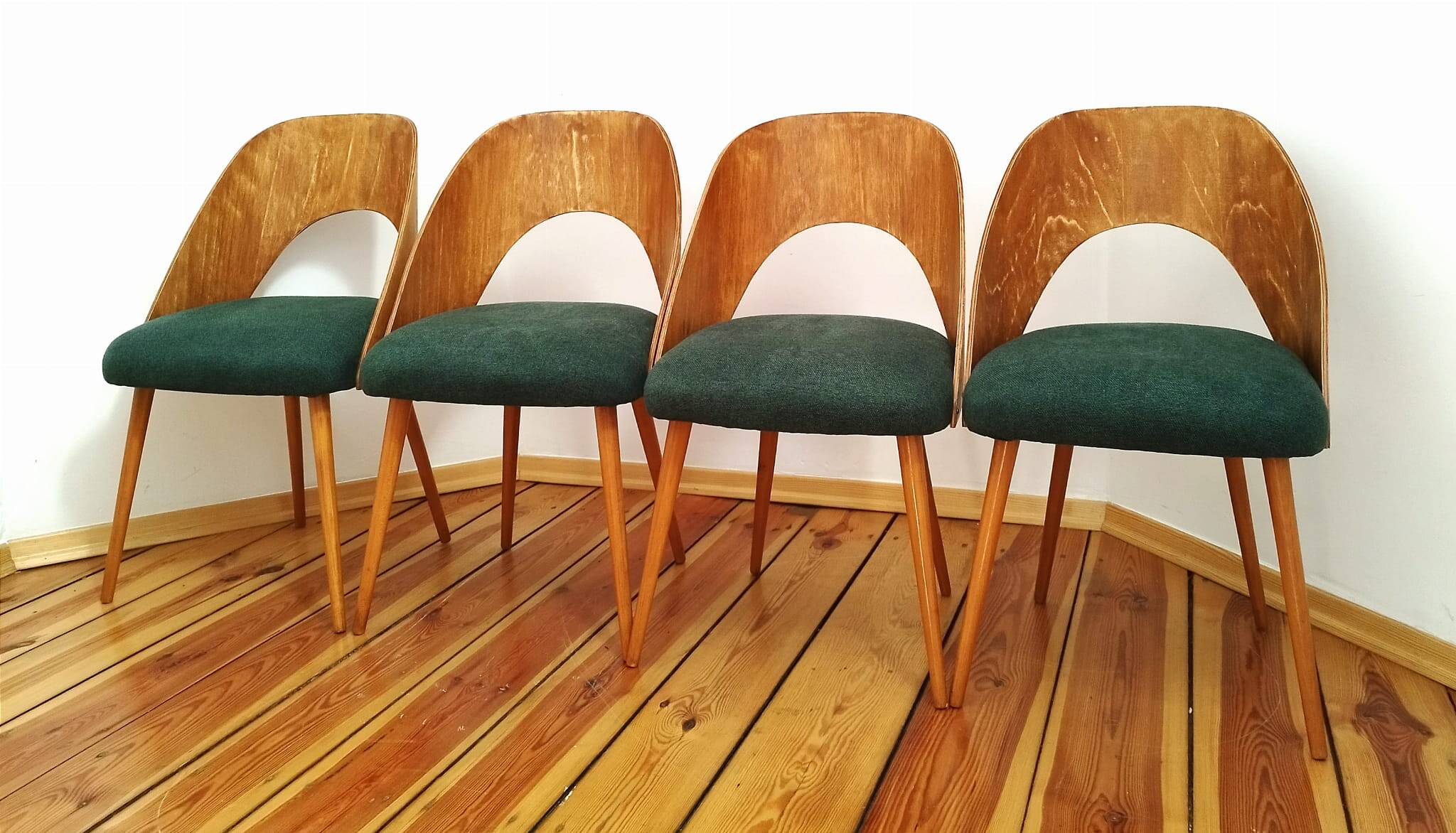 Chairs from Proj. A. Suman, Tatr Nabytok for Tatra, Czechoslovakia, 1960s, Set of 4