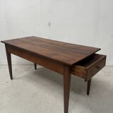 19th century cherry wood style farmhouse table