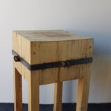 Billot de bouchers en bois