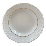 Set of 6 hollow porcelain plates Du Pont de la Tour