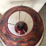 Ceramic foot table lamp