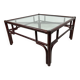 Table basse en bambou moderne du milieu du siècle par Gervasoni