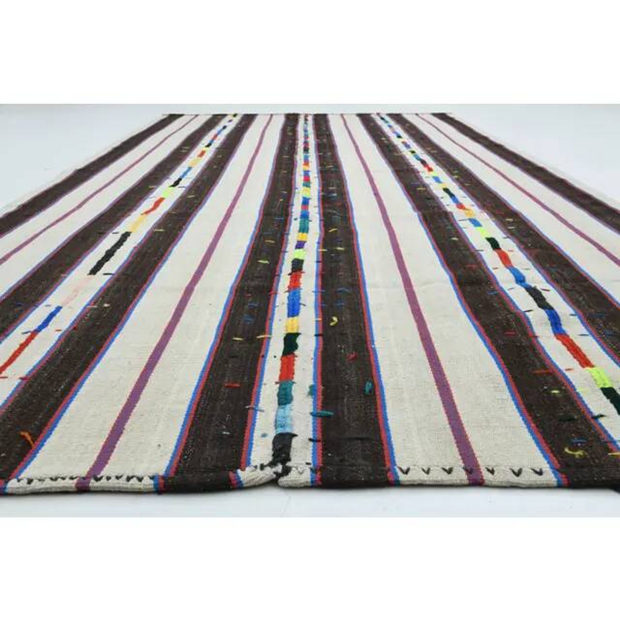 1970s Vintage Turkish Oushak Handmade Wool Cotton Beige Runner Rug 178x326