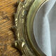 Small antique bronze mirror